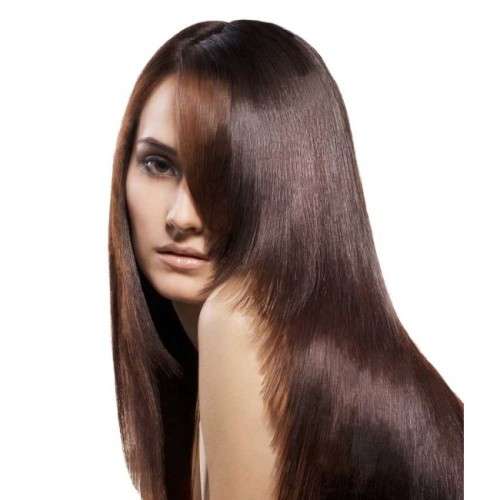 CLIP IN HAIR EXTENSIONS KANEKALON THERMO FIBRE Brown, 60cm 12wefts 24clips