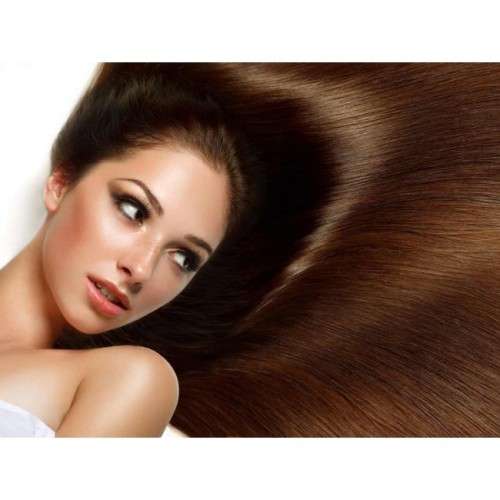 Hair Extensions - 100 Micro Loop Ring Chocolate Brown Strands 20", Best Indian Remy Human Hair