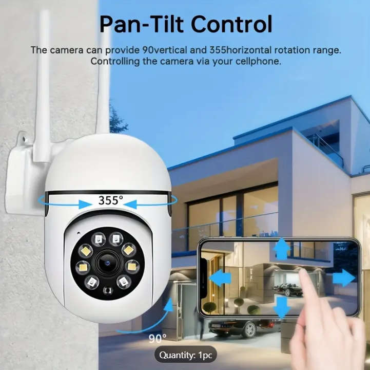 Surveillance Camera 2.4Ghz / 5Ghz FHD(1080P) with motion detection, 2-way audio, SD Card Support