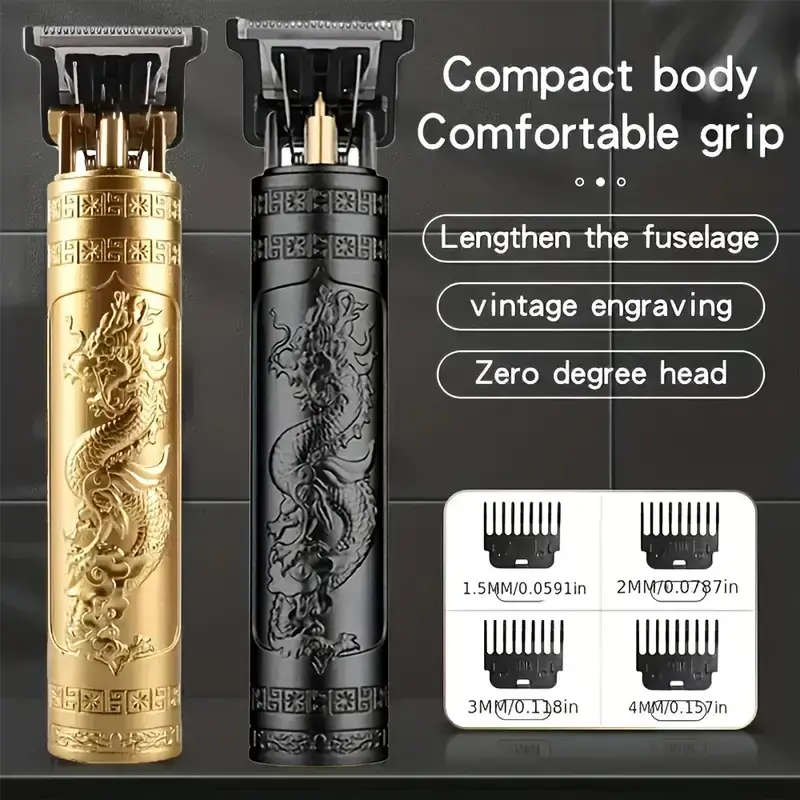 Electric Facial Hair Trimmer Clipper, Rechargeable, Built-in Battery with all accessories included