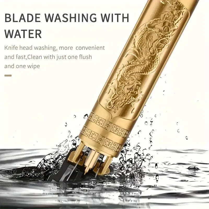 Electric Facial Hair Trimmer Clipper, Rechargeable, Built-in Battery with all accessories included
