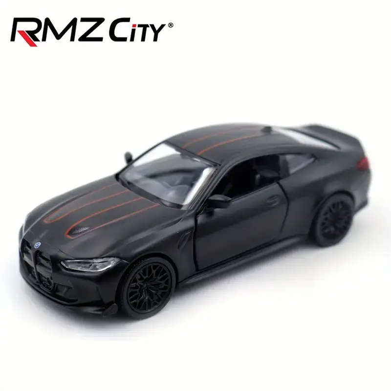 Black BMW M4 Limited Edition Die-Cast Metal Model Car, with functioning opening doors!