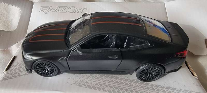 Black BMW M4 Limited Edition Die-Cast Metal Model Car, with functioning opening doors!