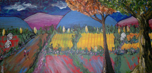 MARTINI original "Walking Home Landscape no. 1"