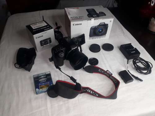 Canon 80D DSLR with 50mm F18 Prime Lens, ThinkTank Camera and Laptop bag