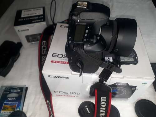 Canon 80D DSLR with 50mm F18 Prime Lens, ThinkTank Camera and Laptop bag