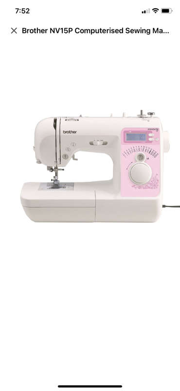 Brother computerised sewing machine