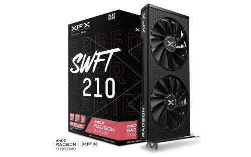 XFX Speedster SWFT 210 AMD Radeon RX 6600 Core Gaming Graphics Card with 8GB GDDR6, AMD RDNA 2