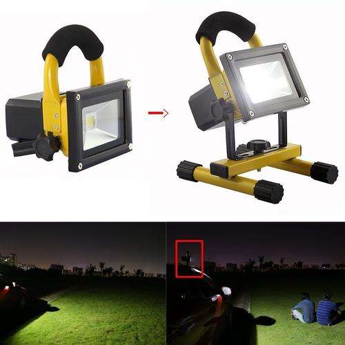 10w Led solar rechargeable flood lights