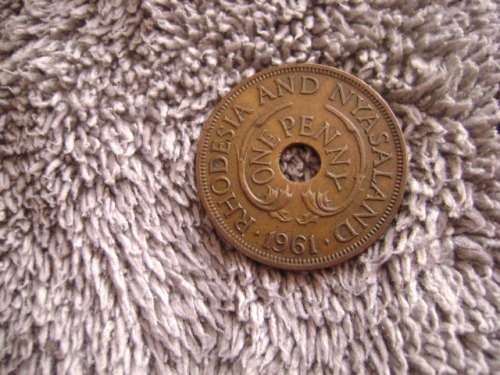 Rhodesia and Nyasaland  1 Penny 1961