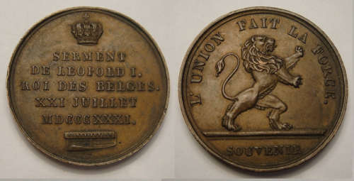 Belgium   Leopold I  Inauguration  21 July 1831