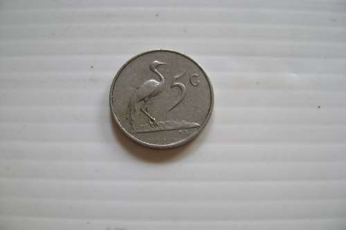 RSA    5 Cents   1967  (Afrikaans)