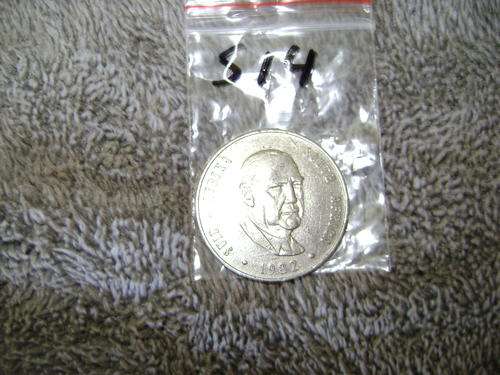 RSA President on 1 Rand coin:  Vorster 1982