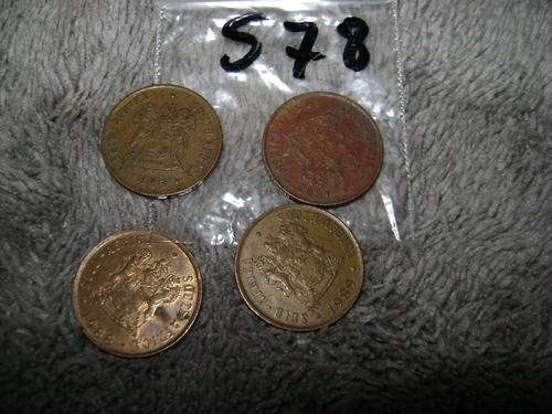 RSA 1 Cent coin:  1985  1987  1988   1989