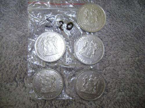 RSA 1 Rand coin: 1984  1986  1987  1988  1989