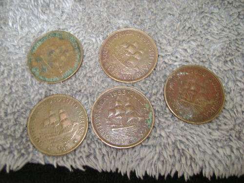 RSA  1/2 Penny  1950