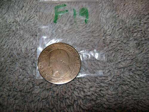France  5 Centimes  1854