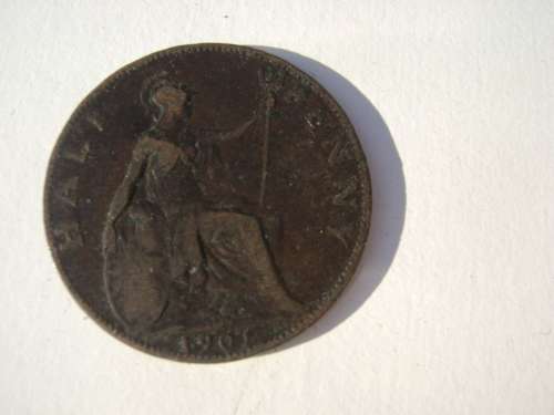 Great Britain 1/2 penny   1901