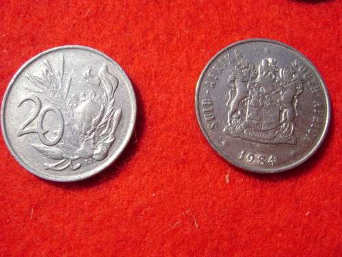 RSA 20 Cents 1984