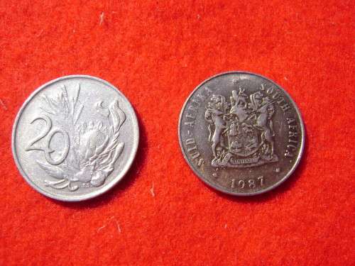 RSA 20 Cents 1987