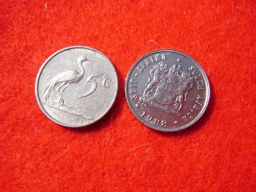 RSA 5 Cent 1988