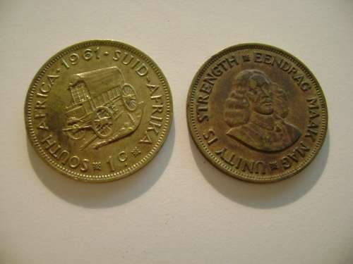 RSA  1 Cent 1961