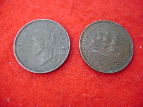 SAU 1/2 penny 1952