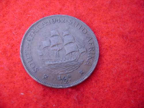 SAU 1/2 penny 1942