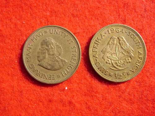 RSA  1/2 Cent 1964