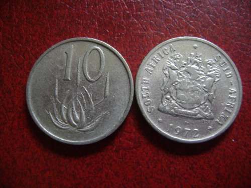RSA 10 Cent 1972