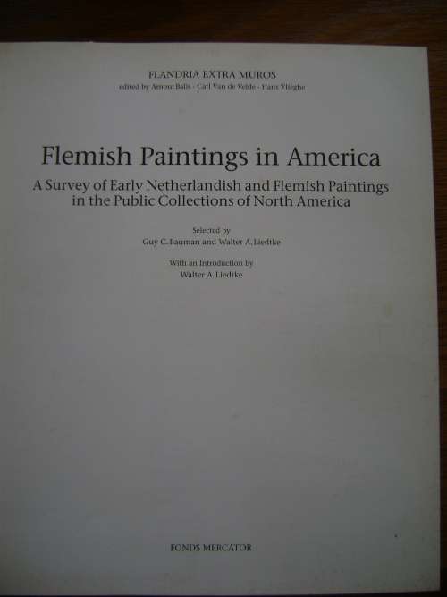 Flemish paintings in America