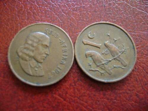 RSA   1 Cent  1967A