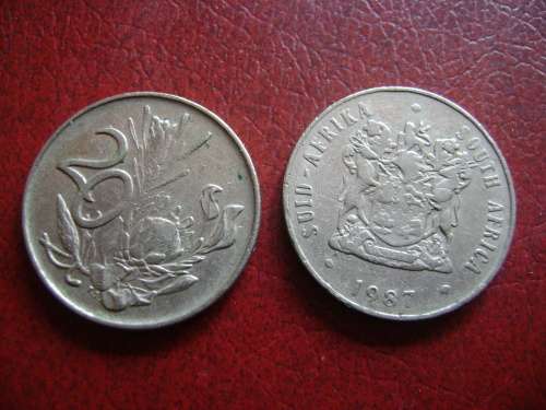 RSA  20 cents  1987