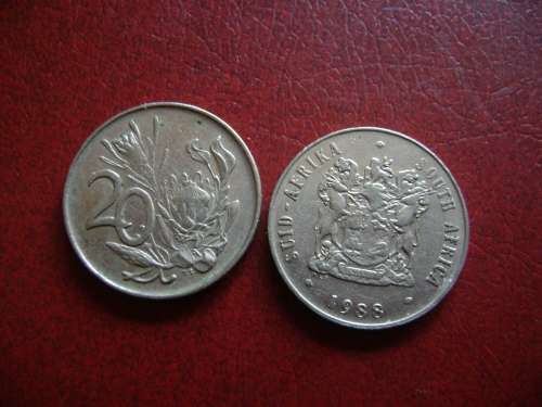 RSA  20 cents  1988