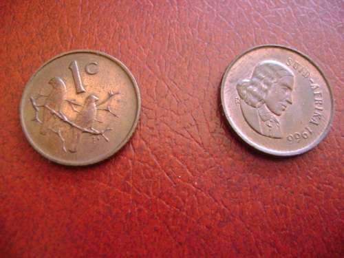 RSA  1 cent 1966 A  UNC