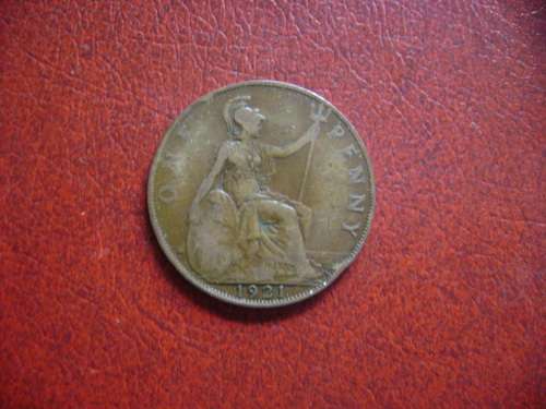 GB 1 penny 1921