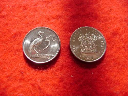 RSA  5 Cent  1973   UNC