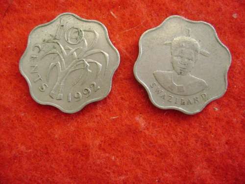 Swaziland  10 cents  1992