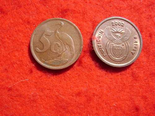 RSA 5 Cent  2002