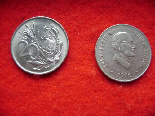 RSA 20 cent 1976