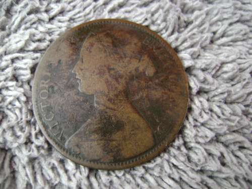 GB  1 penny  1862