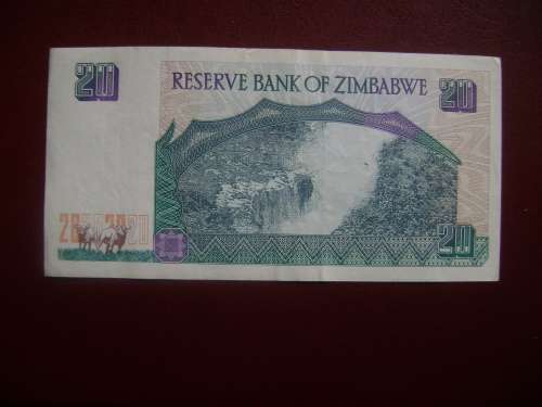 Zimbabwe 20 Dollars 1997