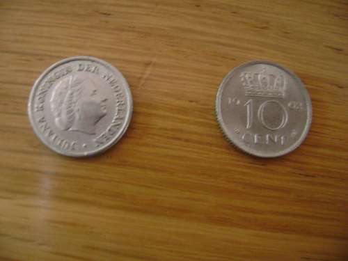 Netherlands  10 cent  1962