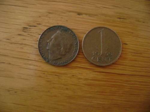 Netherlands  1 cent  1959