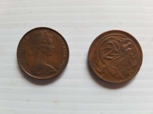 Australia  2 Cents  1966