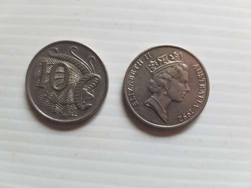 Australia  10 Cents  1992
