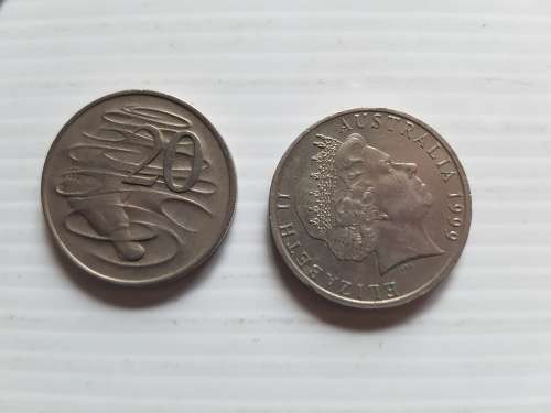 Australia  20 Cents  1999