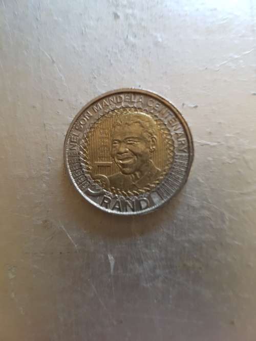 RSA  5 rand  2018 N Mandela  centenary