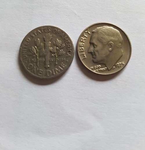 USA 1 Dime 1975