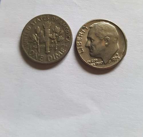 USA 1 Dime 1975 d